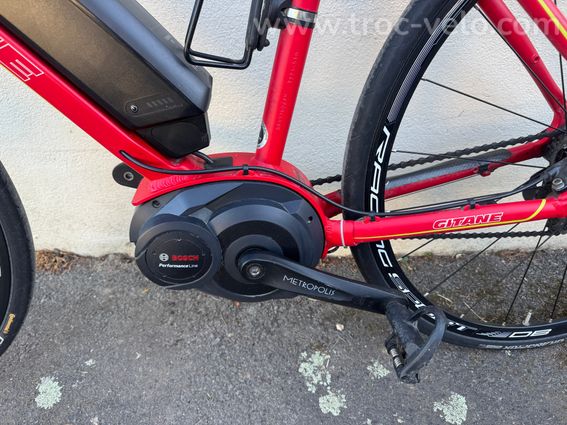 Vends vélo de route électrique Gitane équipé d'un moteur BOSCH Active Line 500W. - 2