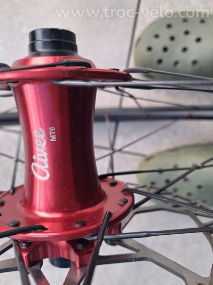 Paire roues ASTERION MT6+jante Race 22+CX-Ray - 6