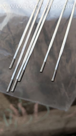 Vends 6 rayons Sapim cx-ray J-bend 294 mm neuf  - 2