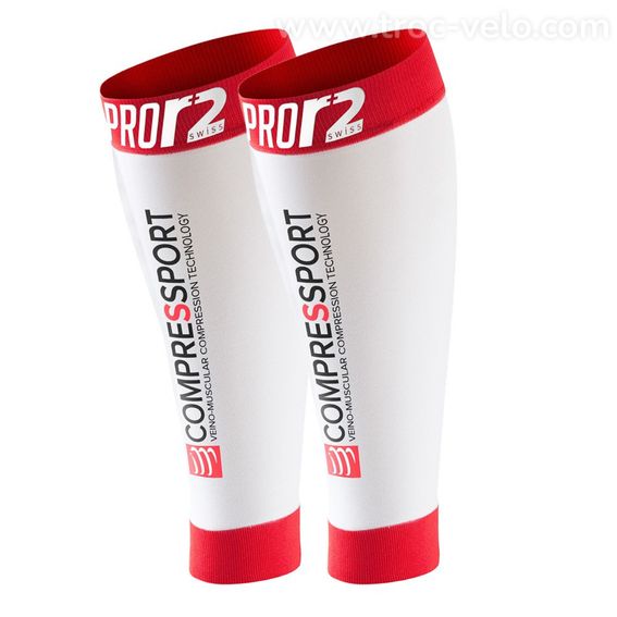 Manchons de compression COMPRESSPORT Pro Racing Calf R2 SWISS - 2