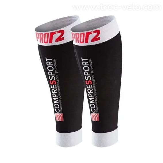 Manchons de compression COMPRESSPORT Pro Racing Calf R2 SWISS - 3