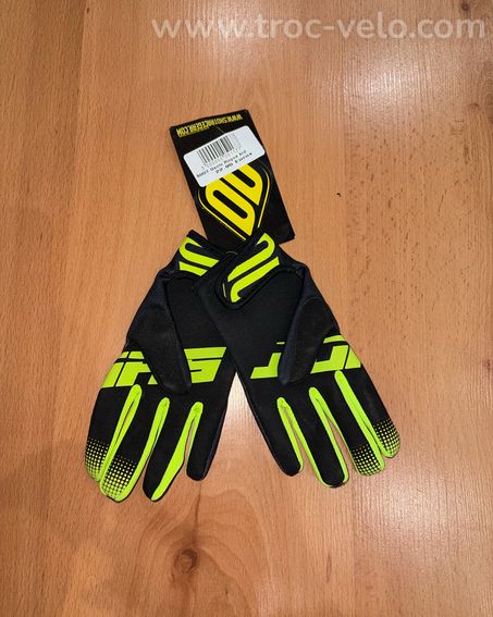 Gants Enfant Shot noir/jaune - taille S enfant - 2