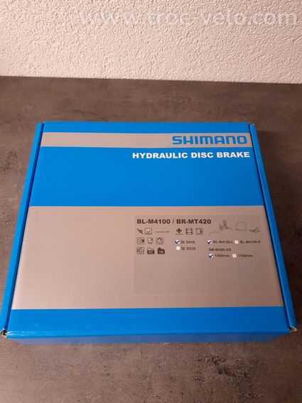 Frein à disque avant complet Shimano 4 pistons neuf - 2