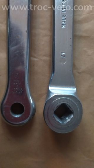 Manivelle au pas français pour vélo vintage - 2