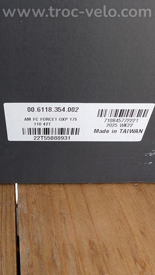 Pédalier SRAM Force X-SYNC 42T 175mm - 5