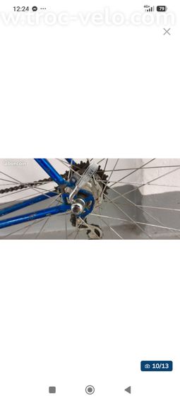 Vélo de route vintage Gitane — Pattes nid d'abeille (Années 70) - 6