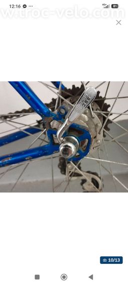 Vélo de route vintage Gitane — Pattes nid d'abeille (Années 70) - 10