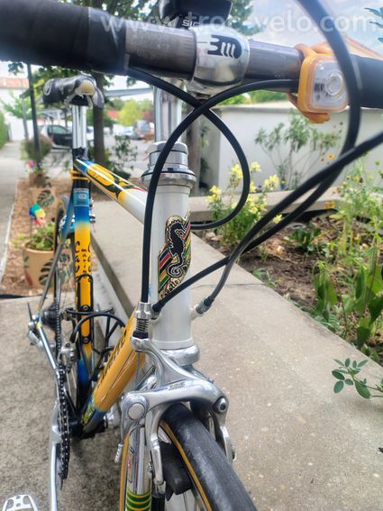 1Vélo route artisanal Marino Cavallo - Acier Columbus Genius 1998 - 9