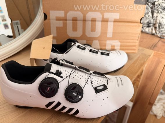 Chaussure vélo route blanches siroko 38 - 6