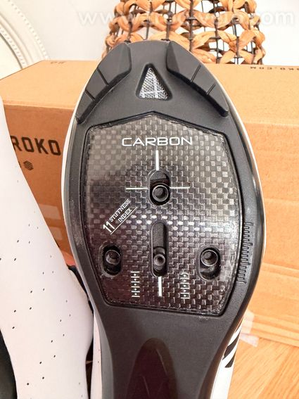 Chaussure vélo route blanches siroko 38 - 10