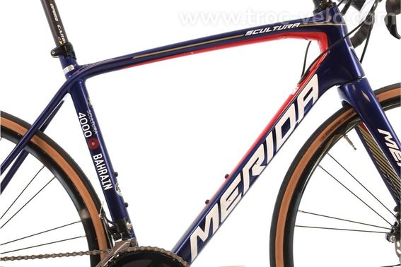Produit Reconditionne    Merida Scultura 4000 Bahrain    Bleu   Velo De Route   Tres Bon Etat - 2