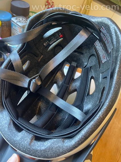 Met casque VTT Crossover Blanc 52-59cm - 4