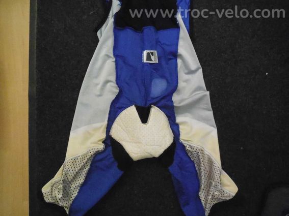 TENUE COLNAGO VINTAGE "NEUVE" BLEU JAUNE NOIRE TAILLE XL - 5