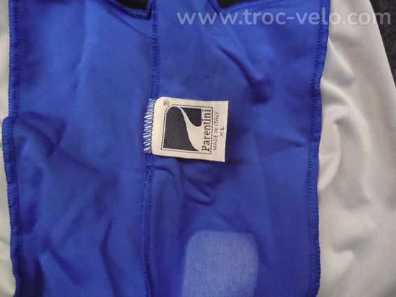 TENUE COLNAGO VINTAGE "NEUVE" BLEU JAUNE NOIRE TAILLE XL - 6
