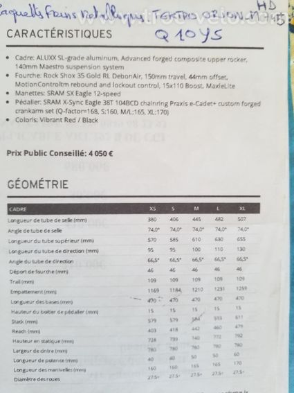 vente d'un vttae GIANT TRANCE E+ 3 PRO de 2020 taille L - 4