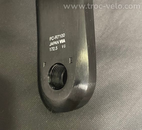 Pédalier Shimano 105 172,5mm 52-36 R7100 - 3
