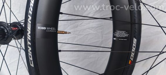 Roues carbon Look R38D - 2