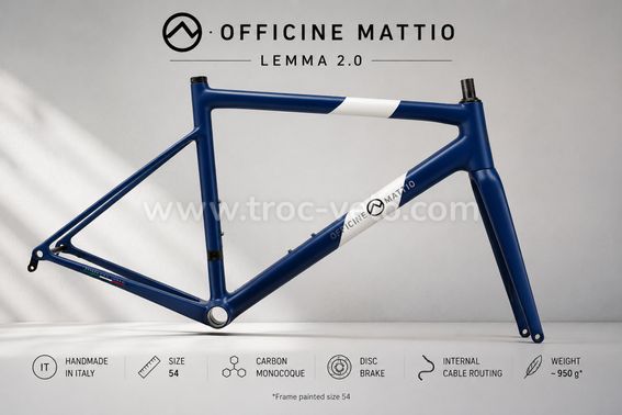 OFFICINE MATTIO LEMMA 2.0 – Kit Cadre Carbone – Taille 54 – Neuf – Jamais monté