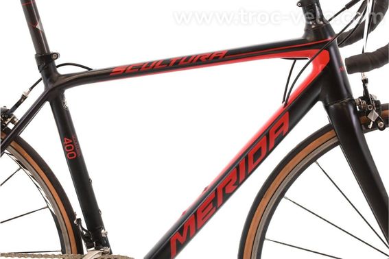 Produit Reconditionne    Merida Scultura 400    Rouge   Velo De Route   Tres Bon Etat - 2