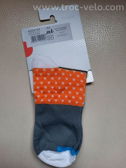 Chaussettes cycliste femme arc-en-ciel - Dotout (S/M) - 2