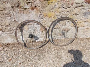 1 jeux de roues 700 de 1975 acier roulibre de 5 - 1