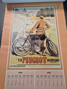 Calendrier Cycles PEUGEOT 1978 - 1