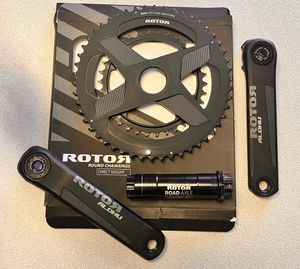 Plateau ROTOR QXL 4 Trous Extérieur - Choix 46T / 52T / 53T / 54T - Noir