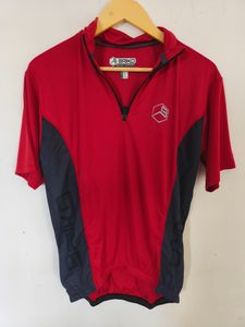 Maillot de cyclisme Briko - Rouge et Noir - Taille... - 1