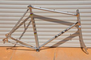 Cadre et fourche de vélo de course vintage Alan Co... - 1