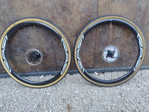Roue disc boyaux cyclo cross - 1
