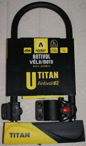 Antivol marque "AUVRAY" - modèle "U TITAN" - neuf - 1