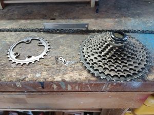 cassette + plateau + chaine - 1