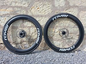 paire de roue carbone vendu complète pneu disque c... - 1