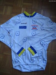 Maillot ML champion departement TS Blanc - 1