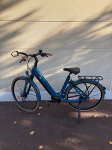 Vélo électrique O2Feel Iswan city up 5.1 bleu coba... - 1