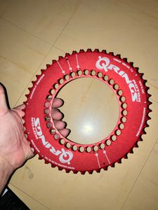 Plateau ovale aéro 52 dents Rotor Qrings BCD130 - 1