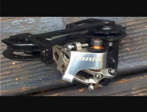 DERAILLEUR ARRIERE SRAM XO 9V chape longue carbone - 1