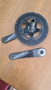 Pédalier De Vélo Route PETSTIBLE 50/34 Dents – 170 Mm, Carré, 780g – Compatible 8-10 Vitesses – Alliage Léger