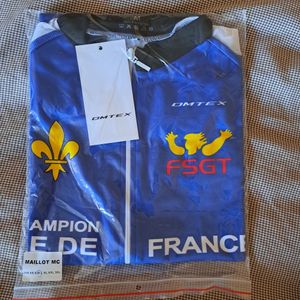 Maillot MC  IDF Fleurs de lys M - 1