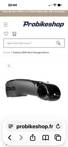 Potence Enve Aéro en 80mm neuve - 1