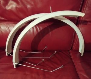 Garde-boue blanc 26" pouces vtc / vae / de 70mm en... - 1