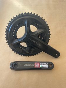 NEUF - Pédalier Shimano 105 12v 52 36 165 mm + cap... - 1