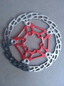 Disque flottant HOPE 140 mm coloris Rouge fixation... - 1