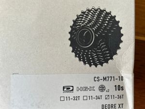 Cassette Deore XT CS-M771 10V 10-36 - neuve - 1
