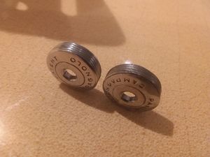 Bouchons caches-poussière pédalier Campagnolo vint... - 1