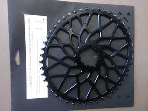 Plateau ABSOLUTE BLACK  CX 1X OVAL DIRECT MOUNT PR... - 1