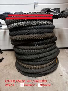 LOT DE PNEUS DH / ENDURO --- MAXXIS - NOKIAN - 1