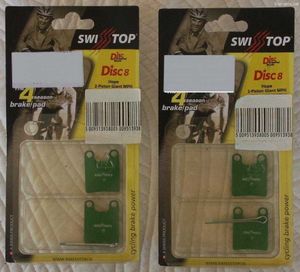 4 plaquettes swissstop disc 8 pour giant mph neuve... - 1