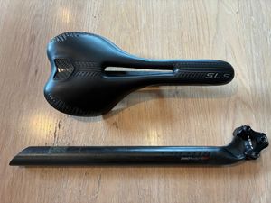 tige de selle carbon ritchey + selle italia - 1