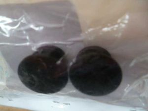 embouts de cintre plastique noir neufs - 1